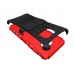 Samsung Galaxy Note 7 - Heavy Duty Rugged Dual Layer Hybrid Protective Phone Cover Case with Kickstand - Red